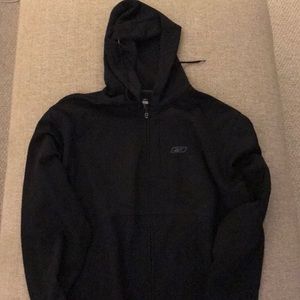 Reebok Black zip up sweatshirt